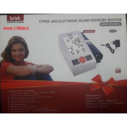 فشار سنج بریکس Upper Arm Elcectronic Blood pressre monitor BRISK PG800b16