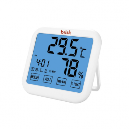 دماسنج ماکسیم مینیم بریسک Hygrometer and digital thermometer of Brisk touch screen HT44 Hygrometer and digital thermometer of Brisk touch screen HT44